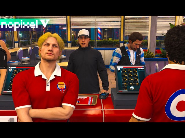 xQc's First Moments on GTA NoPixel 5.0 & BurgerShot Shift