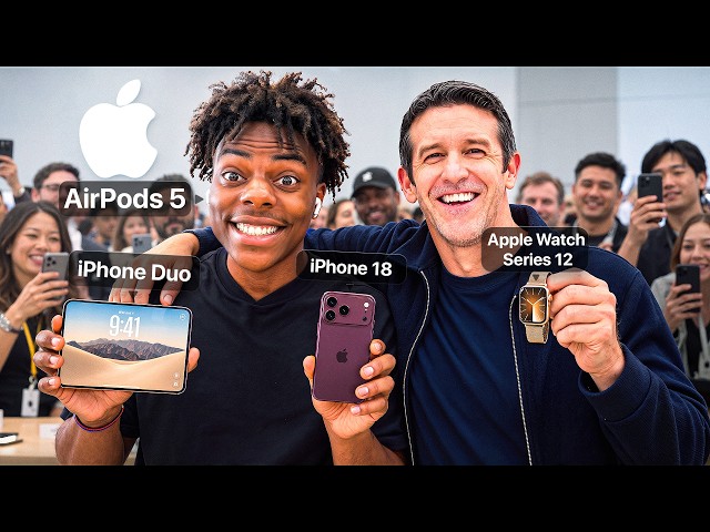 iShowSpeed Tests Out Apple's Newest Products..