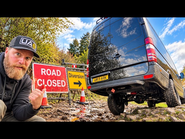 This DIVERSION Made National News… So I Took My FAMILY MOTORHOME Down It!