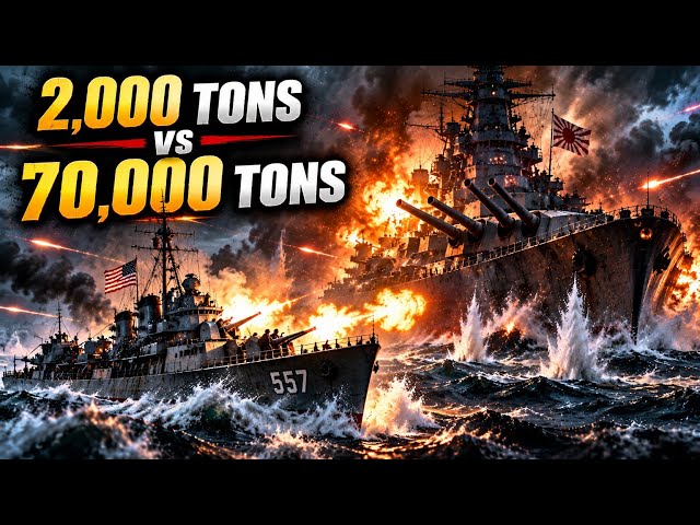2,000-Ton Destroyer That Charged Japan’s 70,000-Ton Super-Fleet