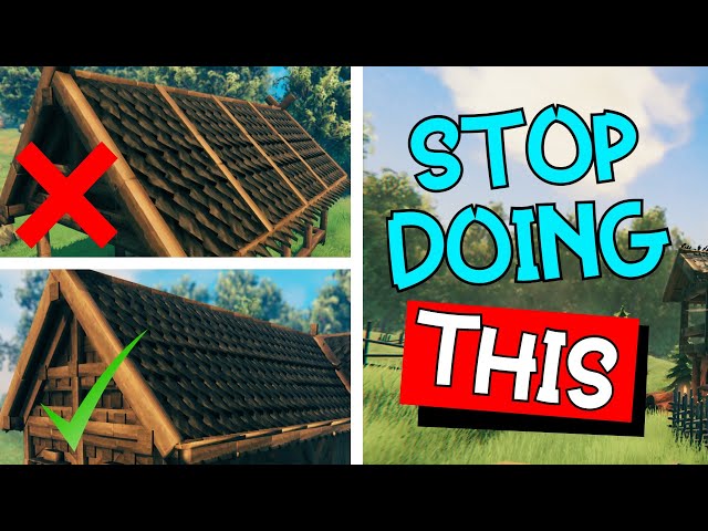 TOP 3 Building Tips For Your Roofs! | Valheim