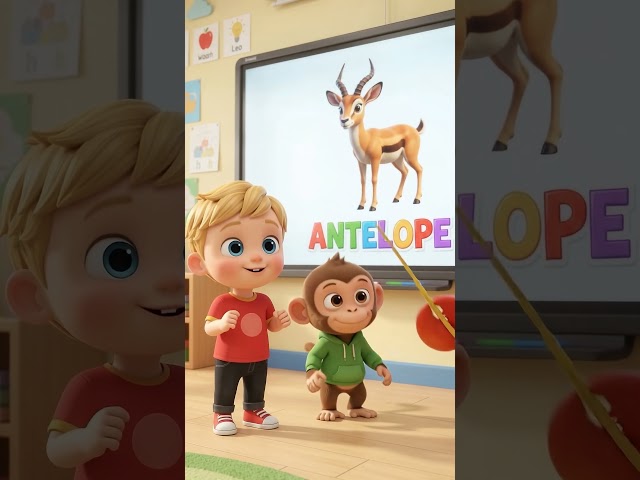 🅰️ Learn 6 Animals That Start With A! 🐊🐜 | Fun ABC Animal Learning for Kids