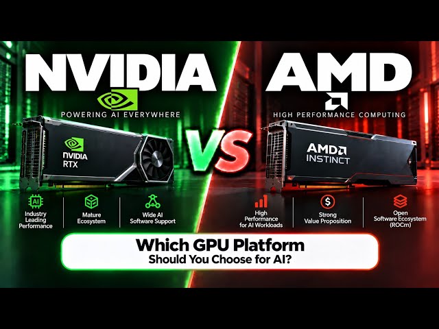 NVIDIA vs AMD | Which GPU Platform Should You Choose for AI? | Uplatz