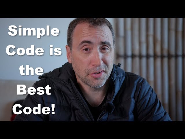 Simple Code is the Best Code