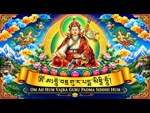 🔥Om Ah Hum Vajra Guru Padma Siddhi Hum This Mantra Will Change Your Life🔥Guru Rinpoche🕉️