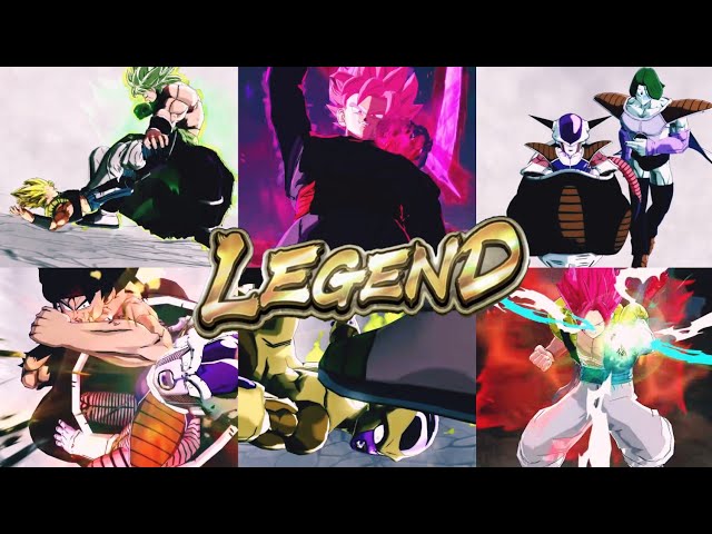 ALL LEGEND CHARACTERS LEGEND ACTION AND LEGENDARY FINISHES!! IN DRAGON BALL LEGENDS
