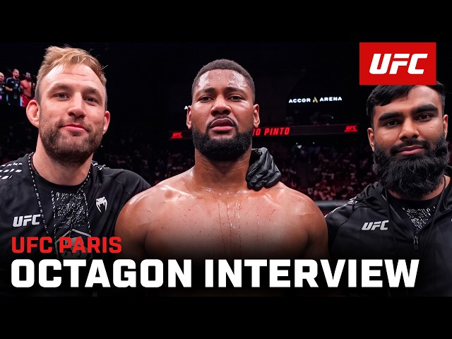 Mario Pinto Octagon Interview | UFC Paris
