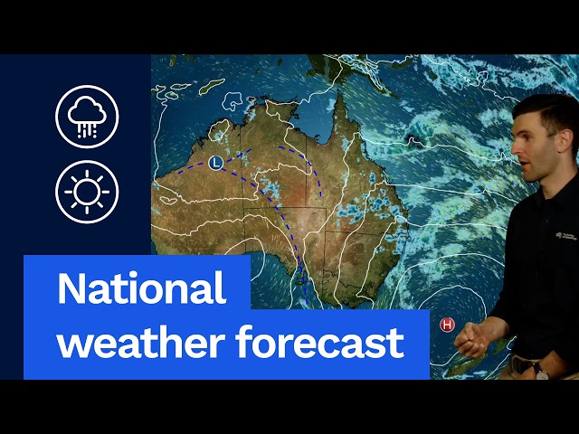 National Weather Forecast: Severe storms possible in SA and western Vic