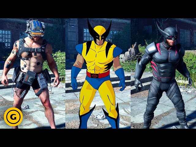 Every Marvel's Wolverine Costume and Claw Showcase