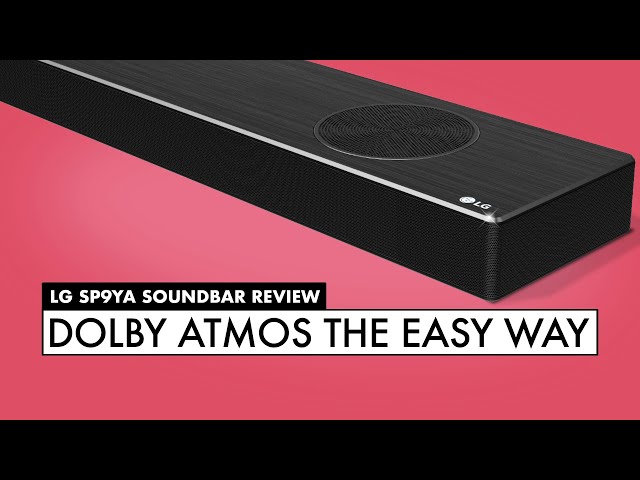 NEW LG Sound Bar! DOLBY ATMOS for SMALL Spaces! LG SP9 Soundbar Review