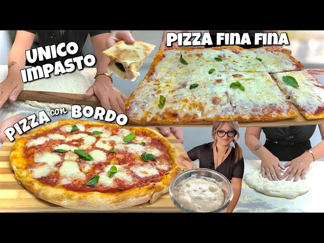1 Dough, 2 Different Pizzas: Crispy or Soft with Crust 🍕Homemade