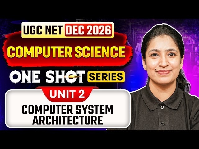 UGC NET Computer Science One Shot | UGC NET Computer Science Unit 2 Computer System Architecture