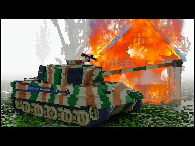 ⚔️ REALISTIC WW2 Tank Battle - Tiger 1 and Tiger 2 Platoon vs Soviet Tanks | Teardown