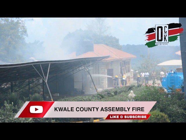 Solar Battery Malfunction Sparks Major Fire at Kwale County Precinct