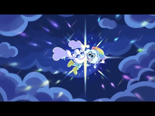 Flash & Wanda's Perfect Storm - Relaxing Kids Sleep Music With Rain Sounds by Moshi 🌧️😴