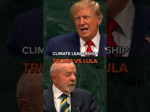 Trump vs Lula: Leaders' talk climate at the UN