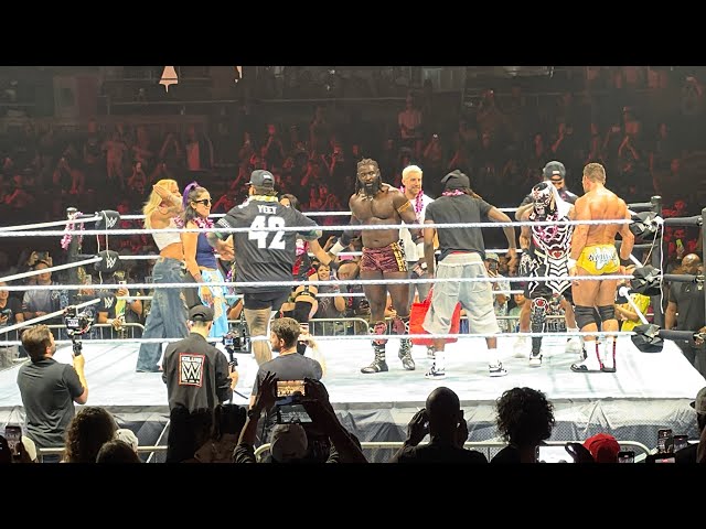 Oba Femi, The Usos, Bayley and more Superstars Breaking Character During WWE Live Event in Hawaii