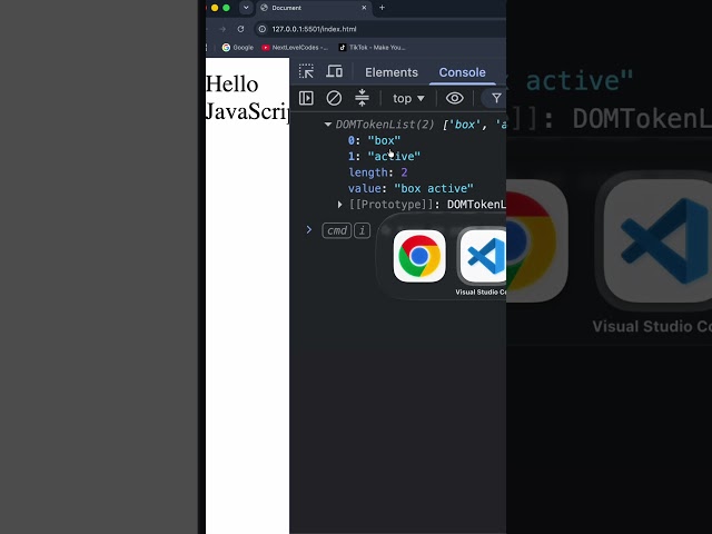 What is classList in JavaScript? 🤔 | JavaScript DOM