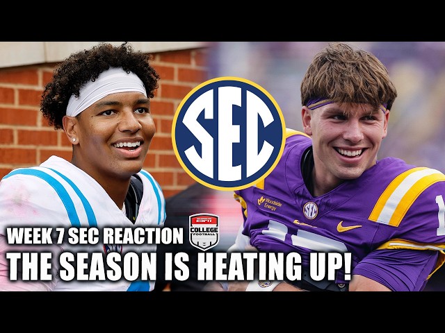 The SEC in the final half of the season will be MUST-WATCH TV 📺 - Matt Barrie | The Matt Barrie Show