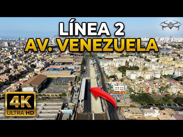 LÍNEA 2 del Metro de Lima: El estado real de las obras en Av. Venezuela |  E. N° 10,  09, 08 y 07