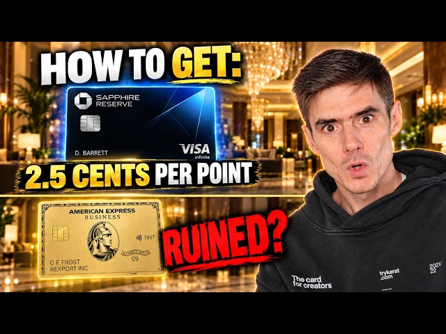 Chase Giving 2.5 Cents Per Point + Did Amex Just RUIN This Card?