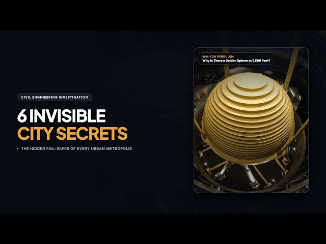 6 Invisible Engineering Secrets Built Into Every City (Civil Infrastructure)