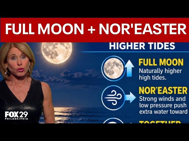 Full Moon + Nor'easter: Full  weather breakdown