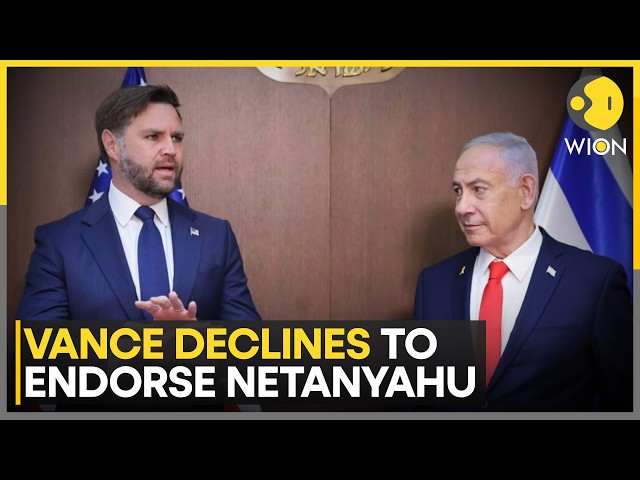 ''Not Getting Involved in Israeli Elections': JD Vance on Netanyahu Re-election | WION News