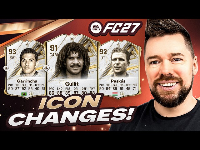 EA are making MASSIVE changes to Icons in FC27..