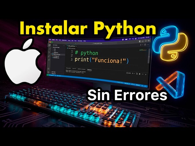 How to Install Python and Visual Studio Code on Mac from Scratch | Complete Setup