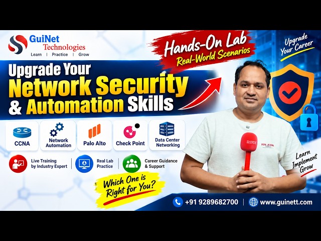 Network Engineer Career Roadmap | CCNA, Automation, Palo Alto & Check Point