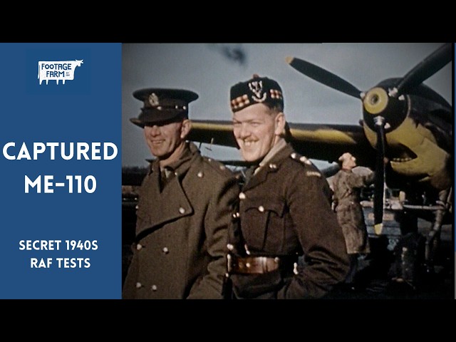 Первые высотные испытания B-17 1941 года и оценка захваченного самолета Me 110 | Редкие цветные к...