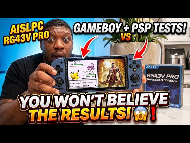 Gameboy is Easy, But Can the AISLPC RG43V Pro Handle PSP?"