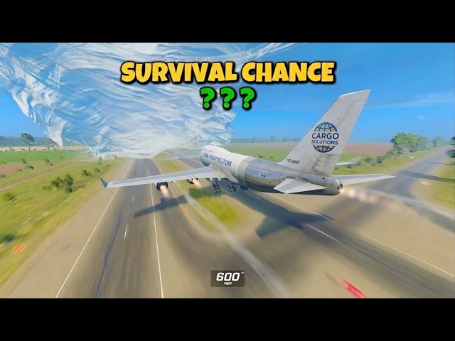 Instant 600 MPH Cars vs Tornado 🌪️🚀 Which Vehicle Survives? 🤔 - BeamNG Drive #7