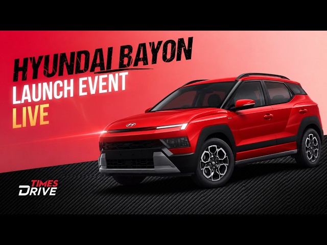 LIVE : Hyundai Bayon Launch Event | Features, Price, Specs & More | Times Drive