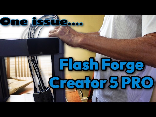 My FlashForge Creator 5 Pro is HERE - Just one problem....