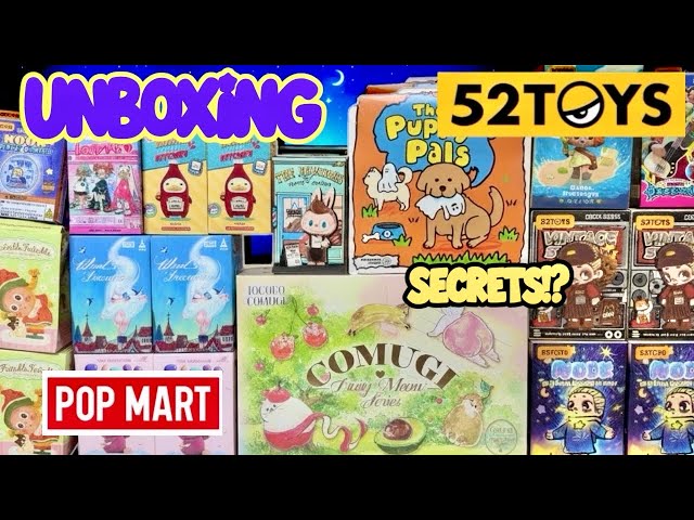 Unbox With Me!  52TOYS & POP MART Blind Box Unboxing (+ 2 Full Cases!)