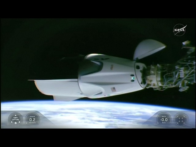 Astronauts arrive at International Space Station on the quickest US express flight yet