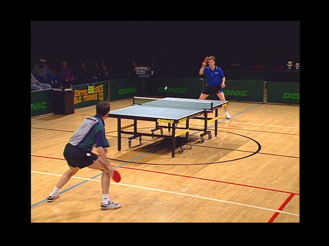 Andrzej Grubba and Jan-Ove Waldner do "The Star"
