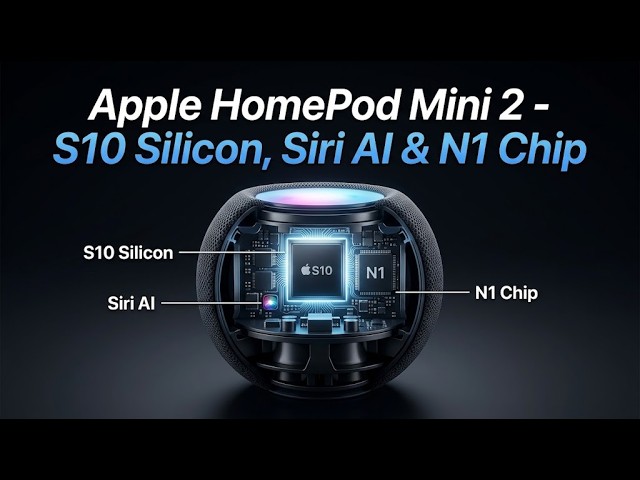 Apple HomePod Mini 2 LEAKED! S10 Silicon, Siri AI & N1 Chip Upgrades Revealed!