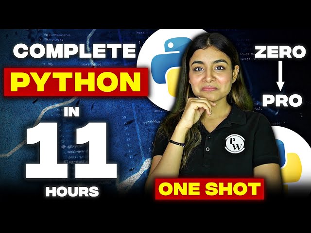 Python Full Course for Beginners | Python One Shot Tutorial from Basics to Advanced