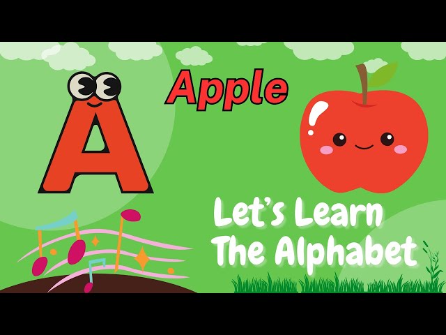 Alphabet Song 🎶 | ABC Learning for Kids | A For Apple 🍎, B for Ball 🏀, Z for Zebra | ABC song!