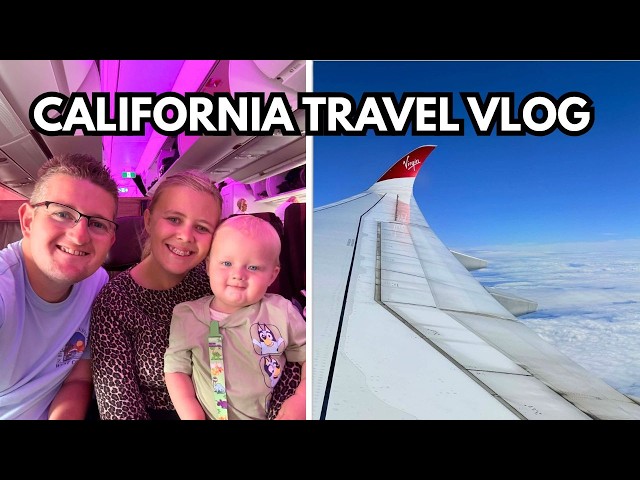 California Travel Vlog! Virgin Flight To Los Angeles & Hilton Universal Hotel!
