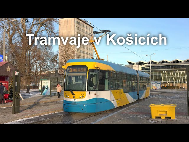 Tramvaje Vario LF2+ v Košicích 2021 | 8K HDR