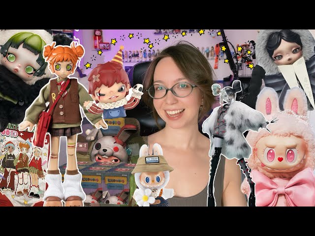 LARGE UNBOXING OF POP MART LABUBU, SKULLPANDA, HIRONO, PEACH RIOT WINTER BREAK AND UNDERVERSE FIG...