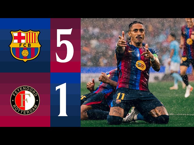 HIGHLIGHTS | FC BARCELONA 5 vs 1 FEYENOORD | UEFA CHAMPIONS LEAGUE 26/27 🔵🔴