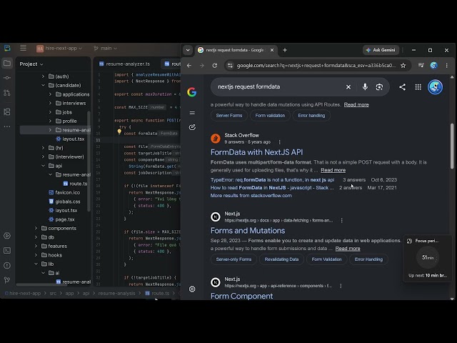 day 21 learning web dev, build an application tracking system app