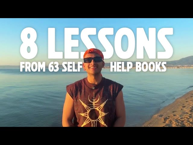 8 lessons from 63 self-help books