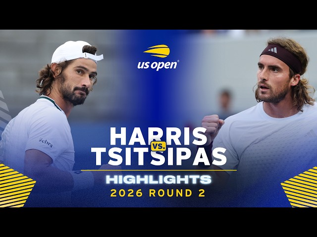 Lloyd Harris vs. Stefanos Tsitsipas Highlights | 2026 US Open Round 2