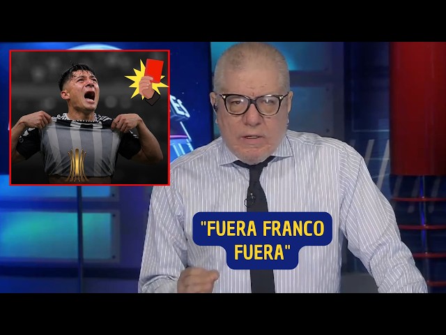 Vito Muñoz reacciona a la expulsión de Alan Franco en Copa Libertadores